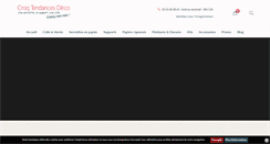 Desktop Screenshot of croqtendancesdeco.com